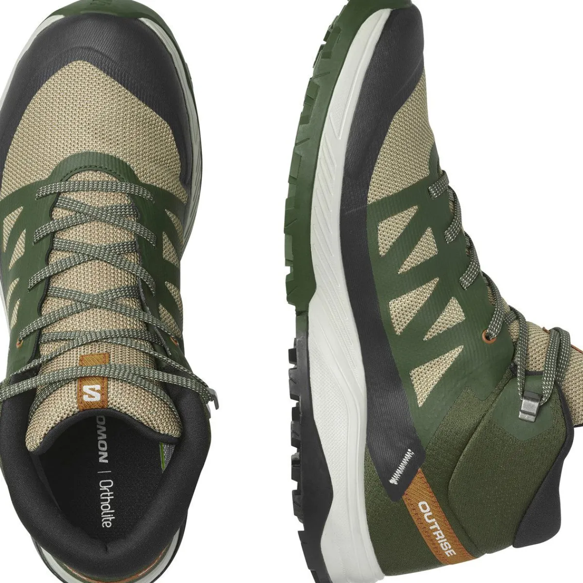 Salomon Vinterfodtøj|Vandrestøvler-Outrise Mid Gore-Tex Vandrestøvle Herre