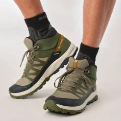 Salomon Vinterfodtøj|Vandrestøvler-Outrise Mid Gore-Tex Vandrestøvle Herre