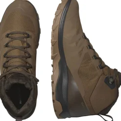 Salomon Vinterfodtøj|Fodtøj-Outsnap CSWP Vinterstøvle Herre  Dark Earth / Delicioso / Gum 8