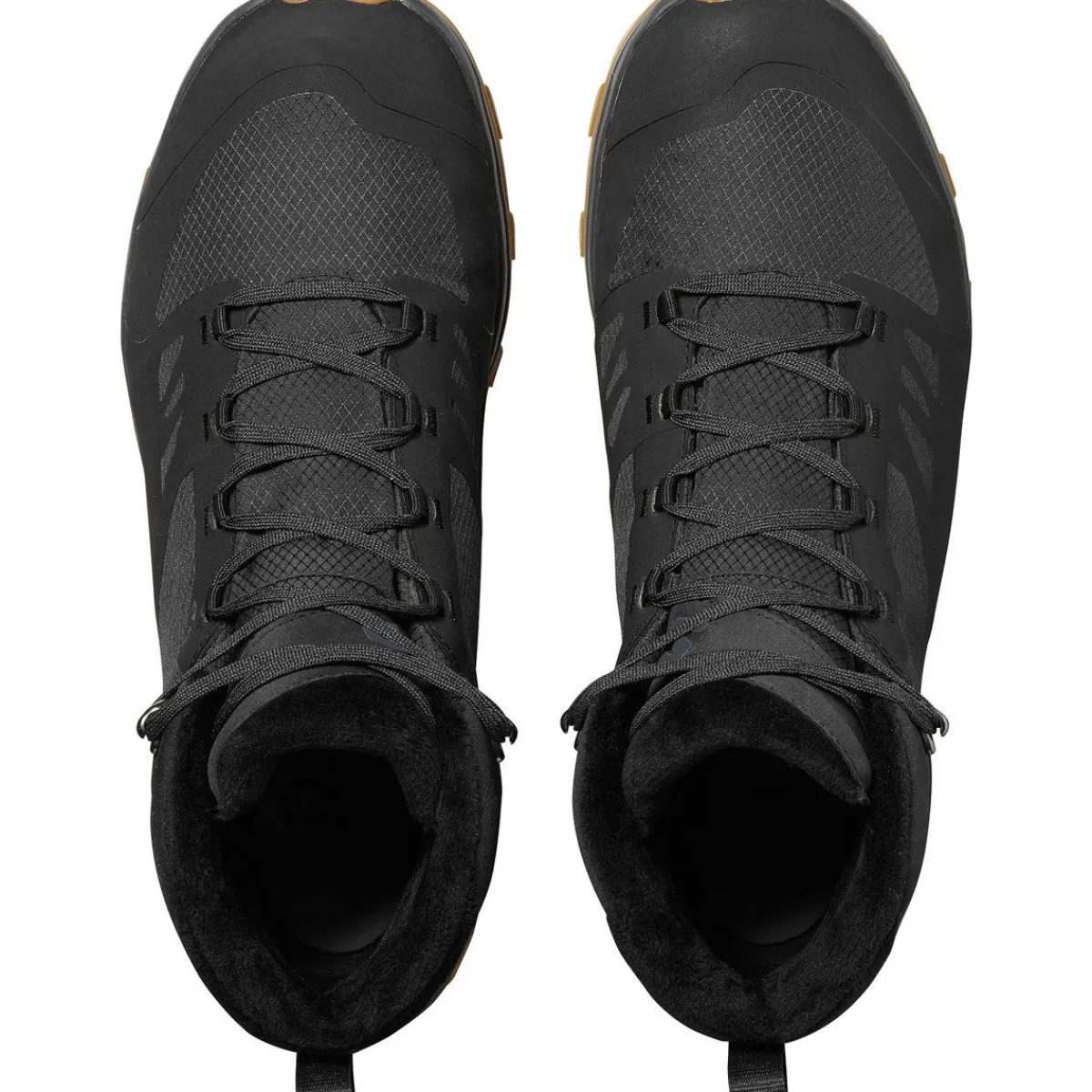 Salomon Vinterfodtøj|Vandrestøvler-Outsnap CSWP Vinterstøvle Herre Black / Ebony / Gum1a