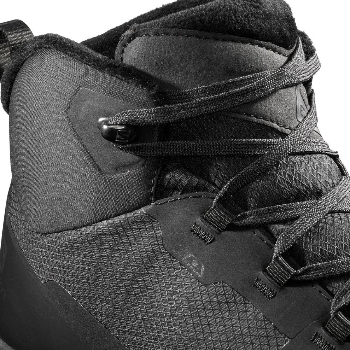 Salomon Vinterfodtøj|Vandrestøvler-Outsnap CSWP Vinterstøvle Herre Black / Ebony / Gum1a