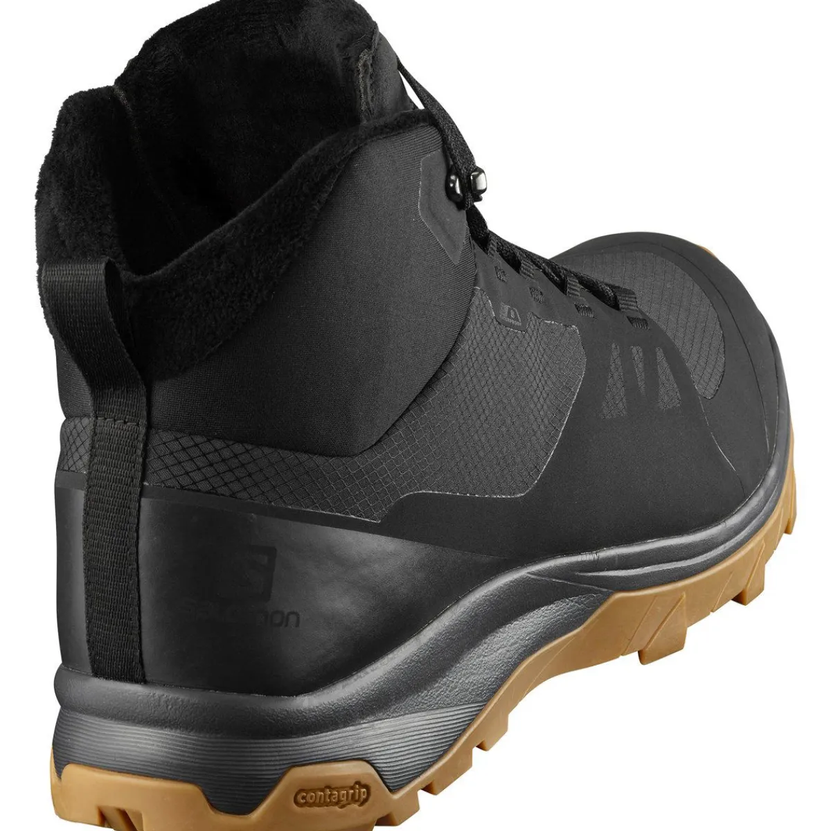 Salomon Vinterfodtøj|Vandrestøvler-Outsnap CSWP Vinterstøvle Herre Black / Ebony / Gum1a