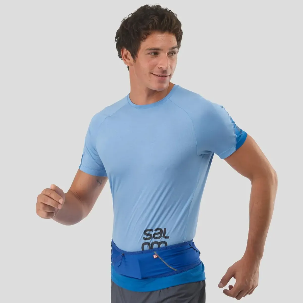 Salomon Løbeudstyr|Løbeudstyr-Pulse Løbebælte, blå Nautical blue