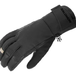 Salomon Vintertøj|Skitøj-QST Gore-Tex Skihandsker  Deep Black