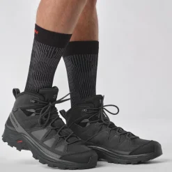 Salomon Vinterfodtøj|Fodtøj-Quest Rove Gore-Tex Vandrestøvle Herre  Black / Phantom / Magnet
