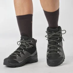 Salomon Vinterfodtøj|Fodtøj-Quest Rove Gore-Tex Vandrestøvle Dame  Black / Magnet / Quiet Shade