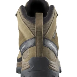 Salomon Vinterfodtøj|Fodtøj-Quest Rove Gore-Tex Vandrestøvle Herre Kangaro / Kelp / Black