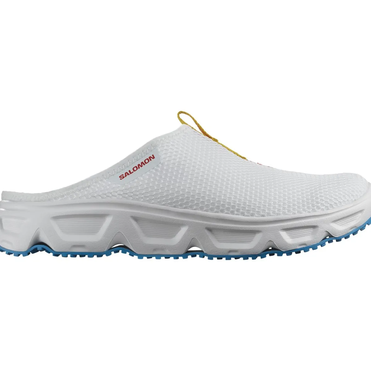 Salomon Fritidssko-Reelax Slide 6.0 Herre White / Transcend Blue / Lemon