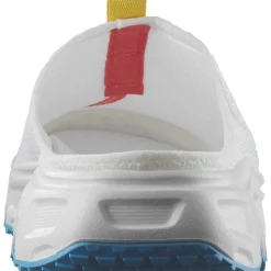 Salomon Fritidssko-Reelax Slide 6.0 Herre White / Transcend Blue / Lemon