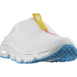 Salomon Fritidssko-Reelax Slide 6.0 Herre White / Transcend Blue / Lemon