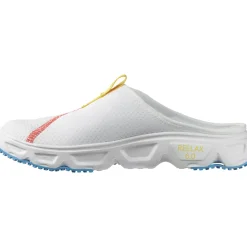 Salomon Fritidssko-Reelax Slide 6.0 Herre White / Transcend Blue / Lemon