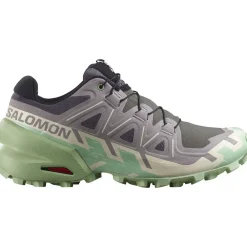 Salomon Løbesko|Fritidssko-Speedcross 6 Damesko Castlerock / Vanilla Ice / Smoke Green