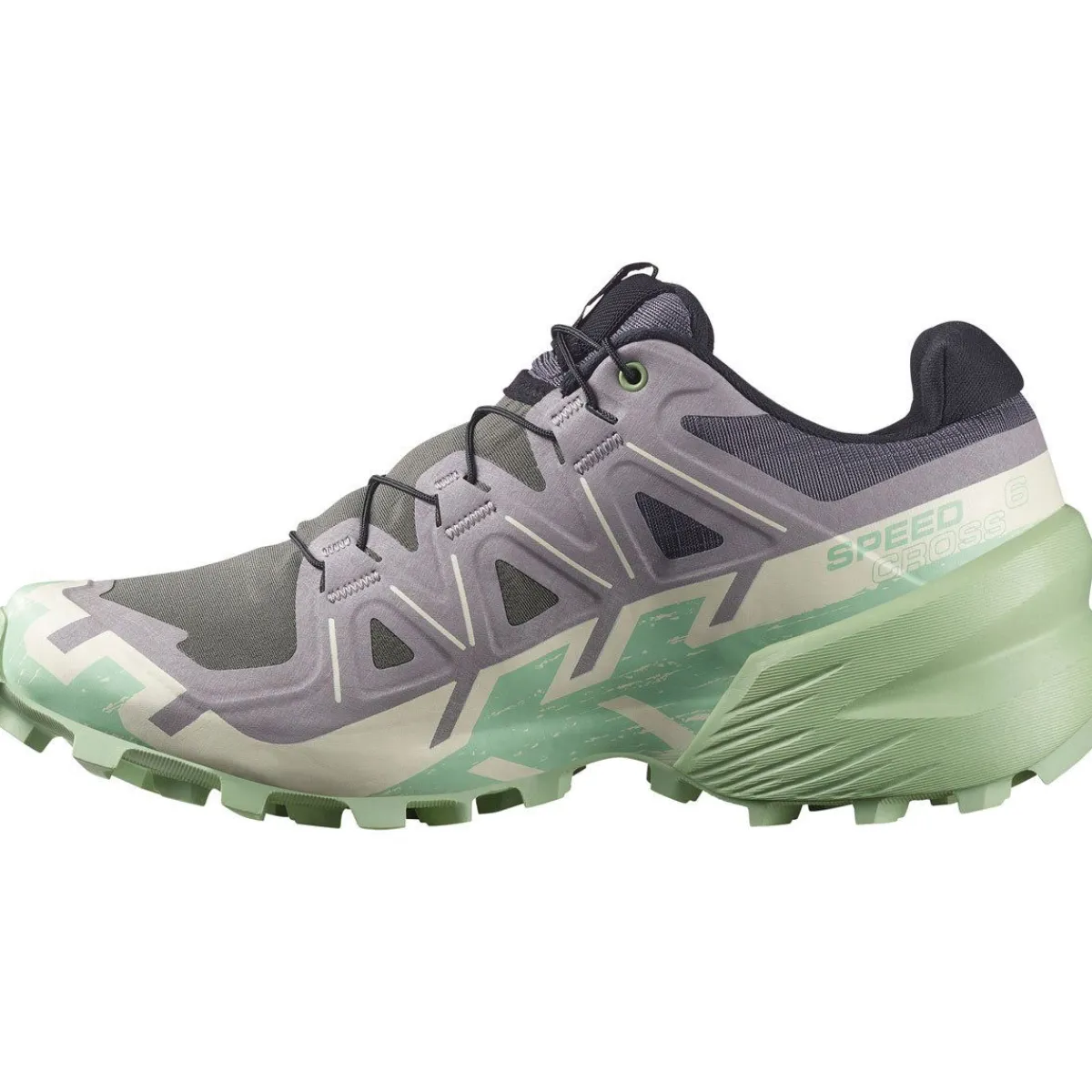 Salomon Løbesko|Fritidssko-Speedcross 6 Damesko Castlerock / Vanilla Ice / Smoke Green