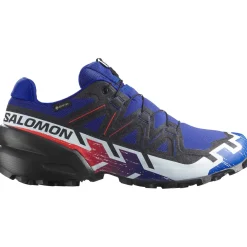 Salomon Fodtøj|Løbesko-Speedcross 6 Equipe Gore-Tex Unisex Løbesko Surf The Web / Fiery red / Red / White