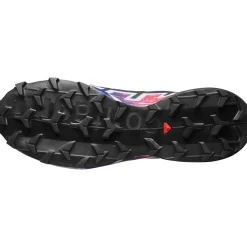 Salomon Fodtøj|Løbesko-Speedcross 6 Equipe Gore-Tex Unisex Løbesko  Surf The Web / Fiery red / Red / White