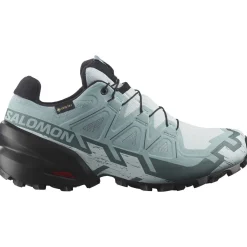 Salomon Fodtøj|Løbesko-Speedcross 6 Gore-Tex Damesko Ballad Blue / Black / Tourmaline
