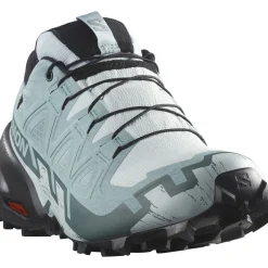 Salomon Fodtøj|Løbesko-Speedcross 6 Gore-Tex Damesko  Ballad Blue / Black / Tourmaline