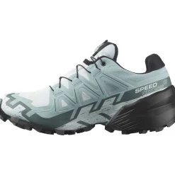 Salomon Fodtøj|Løbesko-Speedcross 6 Gore-Tex Damesko  Ballad Blue / Black / Tourmaline