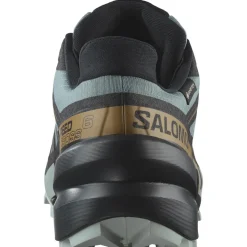 Salomon Fodtøj|Løbesko-Speedcross 6 Gore-Tex Herresko Tropper / Black / Wood Trush