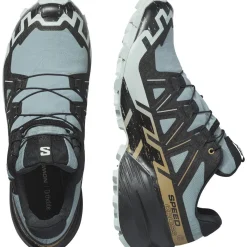 Salomon Fodtøj|Løbesko-Speedcross 6 Gore-Tex Herresko Tropper / Black / Wood Trush