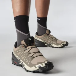 Salomon Løbesko|Fodtøj-Speedcross 6 Herresko  Cognax Neutral / Black / Almond Milk
