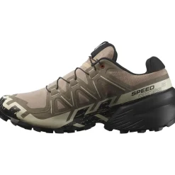 Salomon Løbesko|Fodtøj-Speedcross 6 Herresko  Cognax Neutral / Black / Almond Milk