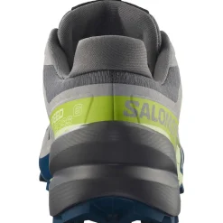 Salomon Fodtøj|Løbesko-Speedcross 6 Herresko  Castlerock / Lime Cream / Poseidon