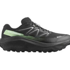 Salomon Fodtøj|Løbesko-Ultra Flow 2 Gore-Tex Løbesko Herre Black / Black / Patina Green