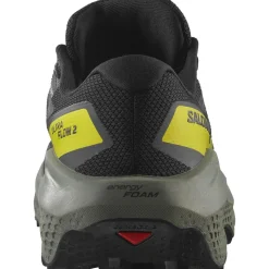 Salomon Fodtøj|Løbesko-Ultra Flow 2 Gore-Tex Løbesko Herre Black / Transparent Yellow / Rose Violet