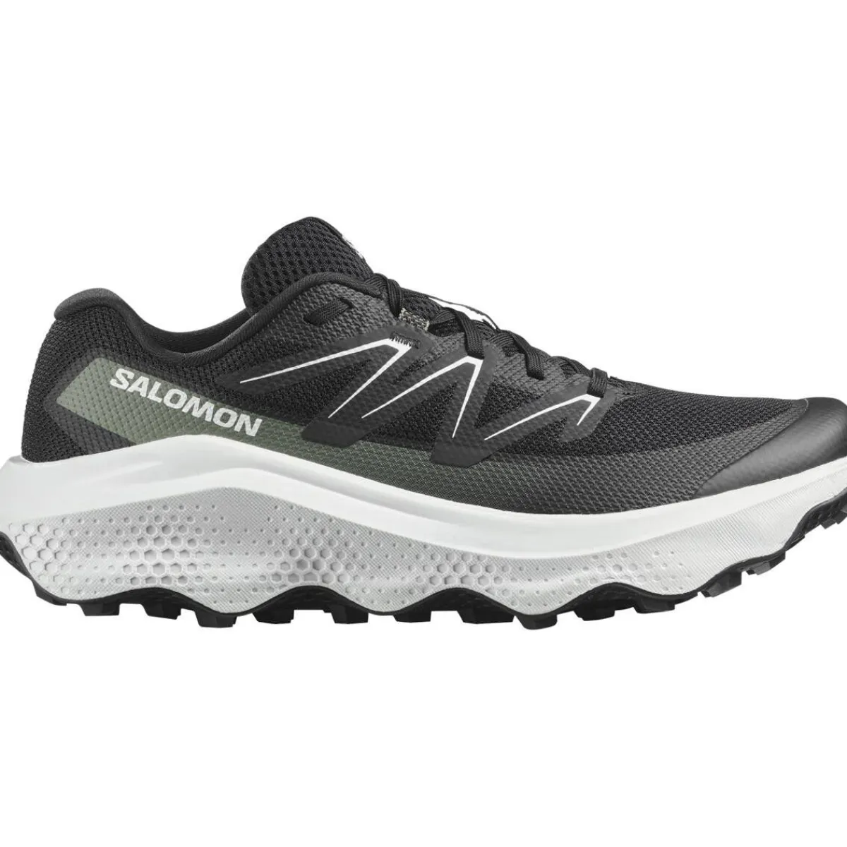 Salomon Fodtøj|Løbesko-Ultra Flow 2 Løbesko Herre Black / White / Agave Green