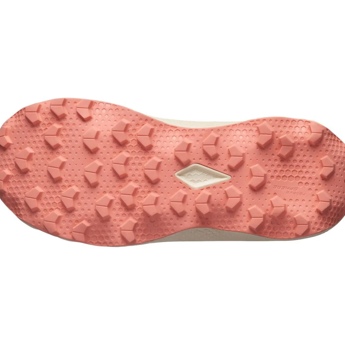 Salomon Fodtøj|Løbesko-Ultra Flow 2 Løbesko Dame Almond / Tender Peach/ Fusion Coral