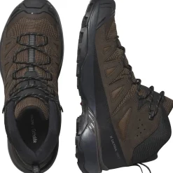 Salomon Vinterfodtøj|Vandrestøvler-X Ultra 360 Leather Mid Gore-Tex Herrestøvle  Dark Earth / Delicioso / Castlerock