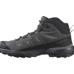 Salomon Vandrestøvler|Fodtøj-X Ultra 360 Leather Mid Gore-Tex Herrestøvle  Castlerock / Asphalt / Kelp