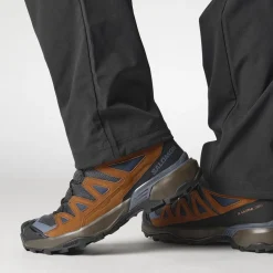 Salomon Vandrestøvler|Fodtøj-X Ultra 360 Leather Mid Gore-Tex Herrestøvle  Blue Nights / Caramel Cafe / Grisaille