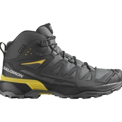Salomon Vinterfodtøj|Fodtøj-X Ultra 360 Mid Gore-Tex Herrestøvle Carstelrock / Black / Spicy Mustard