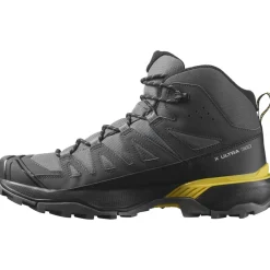 Salomon Vinterfodtøj|Fodtøj-X Ultra 360 Mid Gore-Tex Herrestøvle  Carstelrock / Black / Spicy Mustard