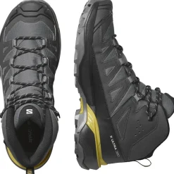 Salomon Vinterfodtøj|Fodtøj-X Ultra 360 Mid Gore-Tex Herrestøvle  Carstelrock / Black / Spicy Mustard