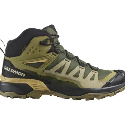 Salomon Fodtøj|Vandrestøvler-X Ultra 360 Mid Gore-Tex Herrestøvle  Olive Night / Slate Green / Southern Moss