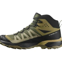 Salomon Fodtøj|Vandrestøvler-X Ultra 360 Mid Gore-Tex Herrestøvle  Olive Night / Slate Green / Southern Moss