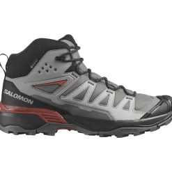 Salomon Fodtøj|Vinterfodtøj-X Ultra 360 Mid Gore-Tex Herrestøvle  Pewter / Black / Burnt Henna
