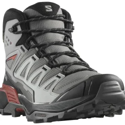 Salomon Fodtøj|Vinterfodtøj-X Ultra 360 Mid Gore-Tex Herrestøvle  Pewter / Black / Burnt Henna