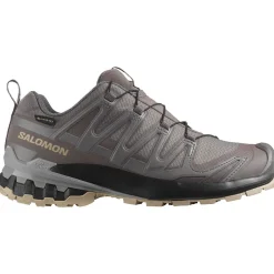 Salomon Vinterfodtøj|Fodtøj-XA PRO 3D V9 Gore-Tex Damesko  Plum Kitten / Black / Gull