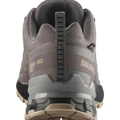 Salomon Vinterfodtøj|Fodtøj-XA PRO 3D V9 Gore-Tex Damesko Plum Kitten / Black / Gull