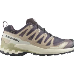 Salomon Vinterfodtøj|Fodtøj-XA PRO 3D V9 Gore-Tex Damesko  Nine Iron / Oxford Tan / Alfalfa