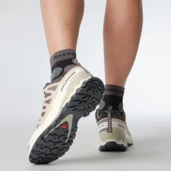 Salomon Vinterfodtøj|Fodtøj-XA PRO 3D V9 Gore-Tex Damesko Nine Iron / Oxford Tan / Alfalfa