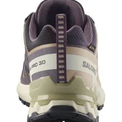 Salomon Vinterfodtøj|Fodtøj-XA PRO 3D V9 Gore-Tex Damesko Nine Iron / Oxford Tan / Alfalfa