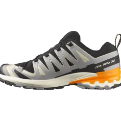 Salomon Fodtøj|Løbesko-XA PRO 3D Version 9 Herresko  Black / Gull / Turmeric