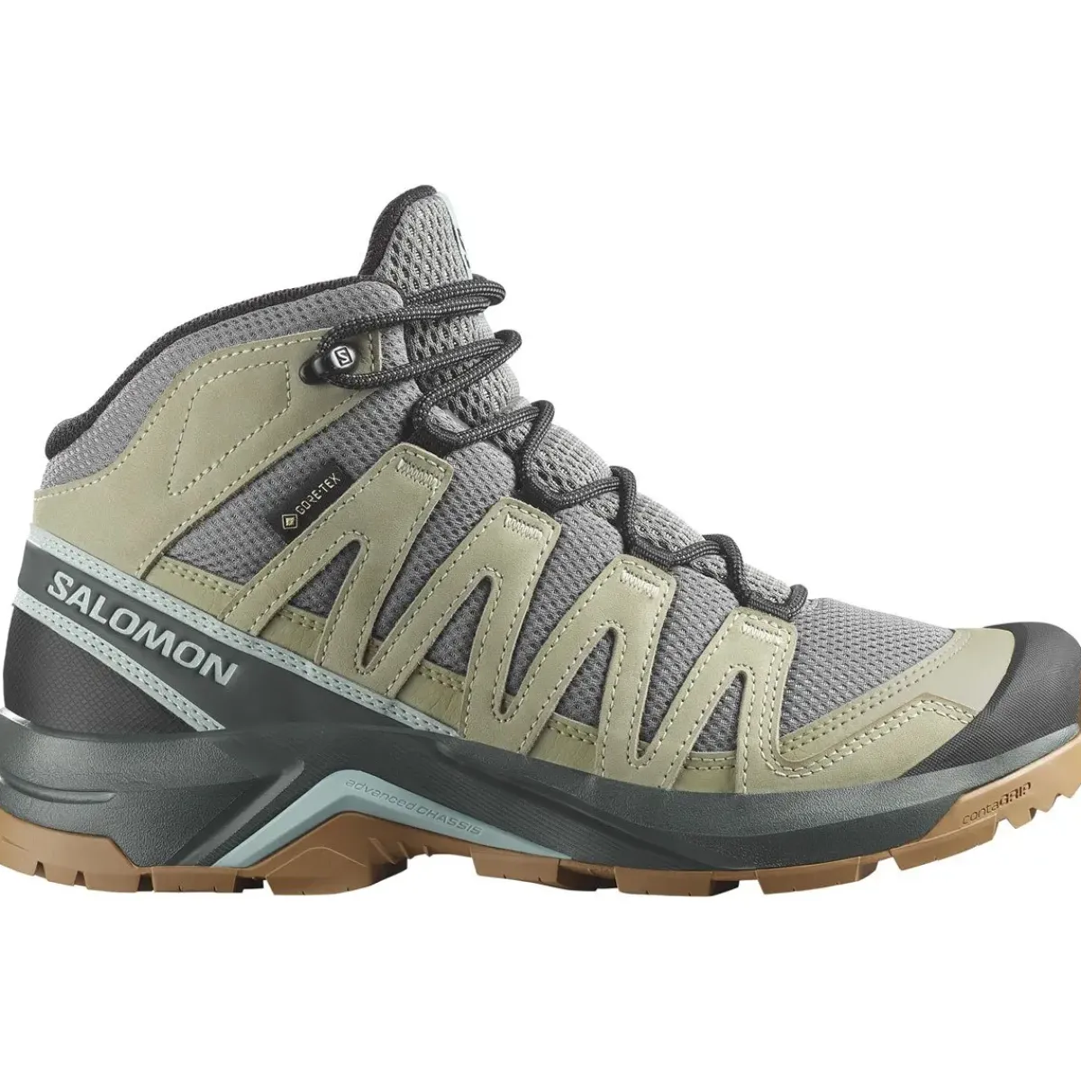 Salomon Vinterfodtøj|Fodtøj-X-Adventure Recon Mid Gore-Tex Vandrestøvle Dame Sedona Sage / Seagraa / Tourmaline
