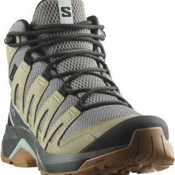 Salomon Vinterfodtøj|Fodtøj-X-Adventure Recon Mid Gore-Tex Vandrestøvle Dame Sedona Sage / Seagraa / Tourmaline