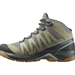 Salomon Vinterfodtøj|Fodtøj-X-Adventure Recon Mid Gore-Tex Vandrestøvle Dame Sedona Sage / Seagraa / Tourmaline